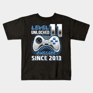 11th Birthday Gamer 11 Year Old Funny Bday Boy Eleven Son Kids T-Shirt